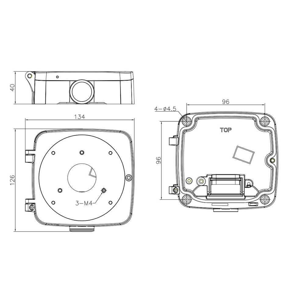 Монтажная коробка GuardVision GVB62